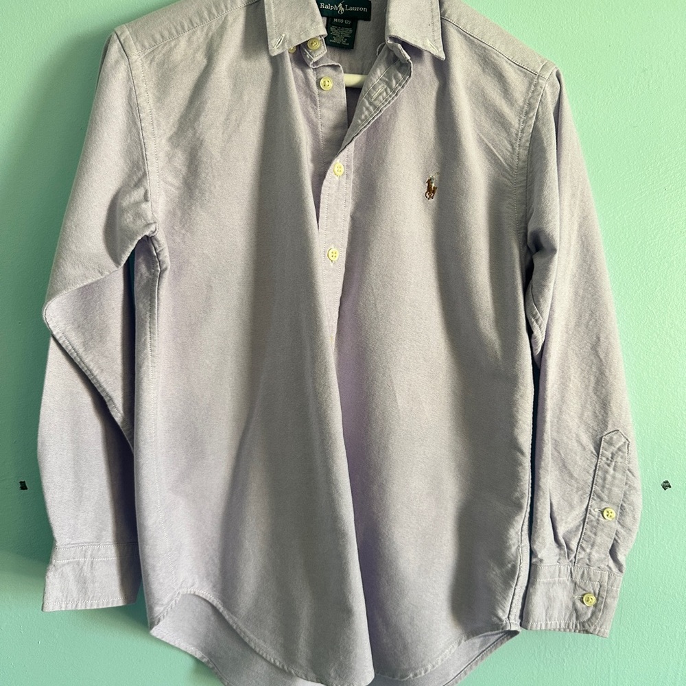 Ralph Lauren Purple Polo Shirt Classic Style